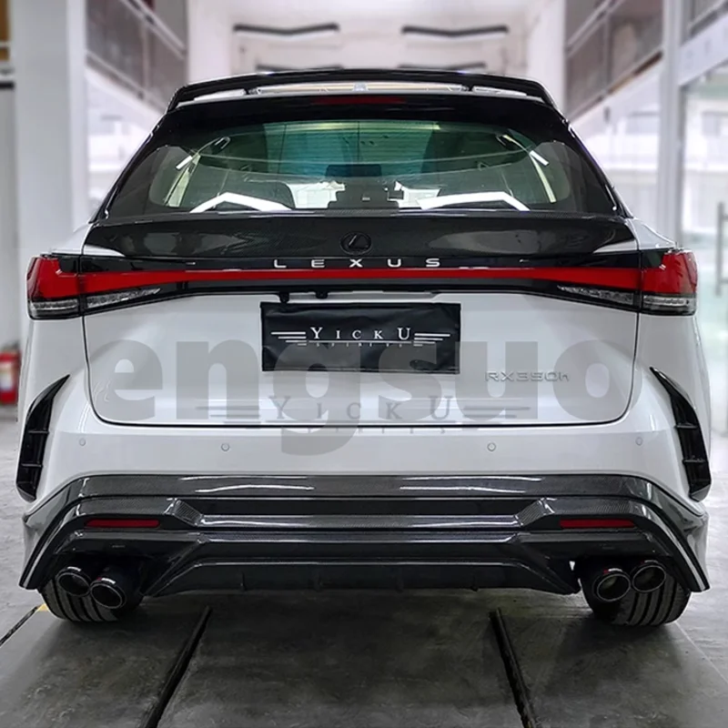Автомобильный спойлер для Lexus RX 350 450 500 украшение черная крышка багажника из