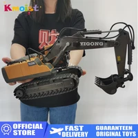 120 rc excavator 2 4g remote control engineering vehicle crawler truck bulldozer toys for boys kid rc car dumper children gifts