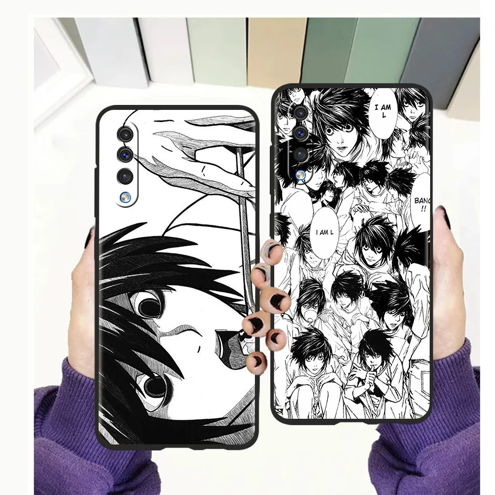 

Manga Death Note Ryuk Phone Cover Case For Samsung Galaxy A12 A02 A03 A03S A52 A70 A50 A20 A10 A10S A40 4G Luxury Silicone Shell