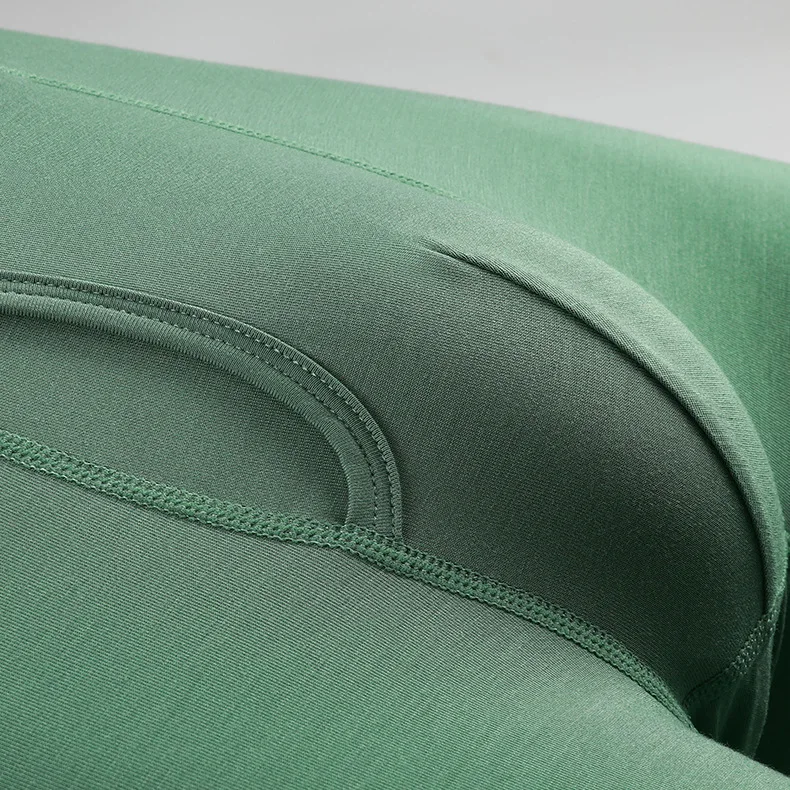 Men's underwear bamboo fiber morandi color breathable stretch men's underwear long boxer