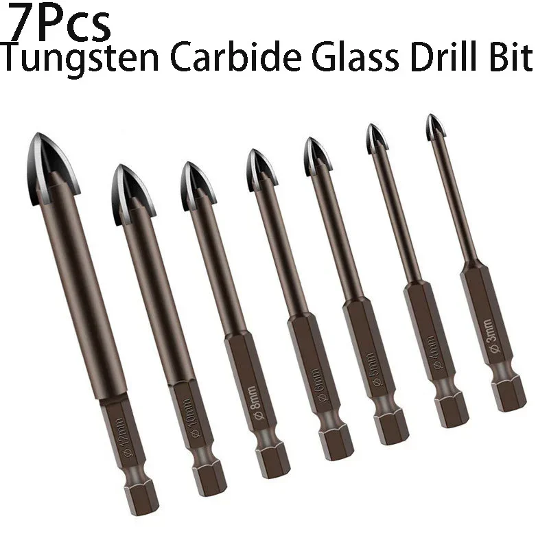 7 шт. сверло из карбида вольфрама многофункциональное наконечник для копья