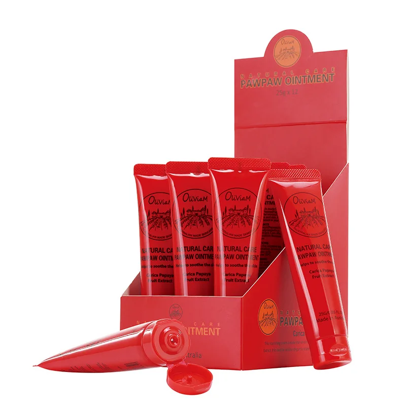 

Australia Oliviam Natural Care Pawpaw Ointment Papaya Cream Lip Balm Cream Facial Body Moisturizing Nourishing Repairing 25g