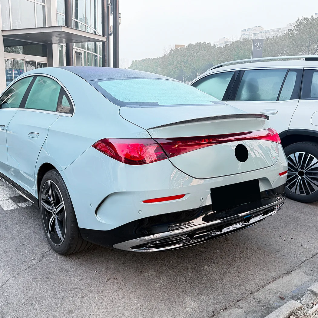 Фото Задний спойлер в стиле AMG для Mercedes-Benz CLA-Class C174 C178 2026+, глянцевый черный №3