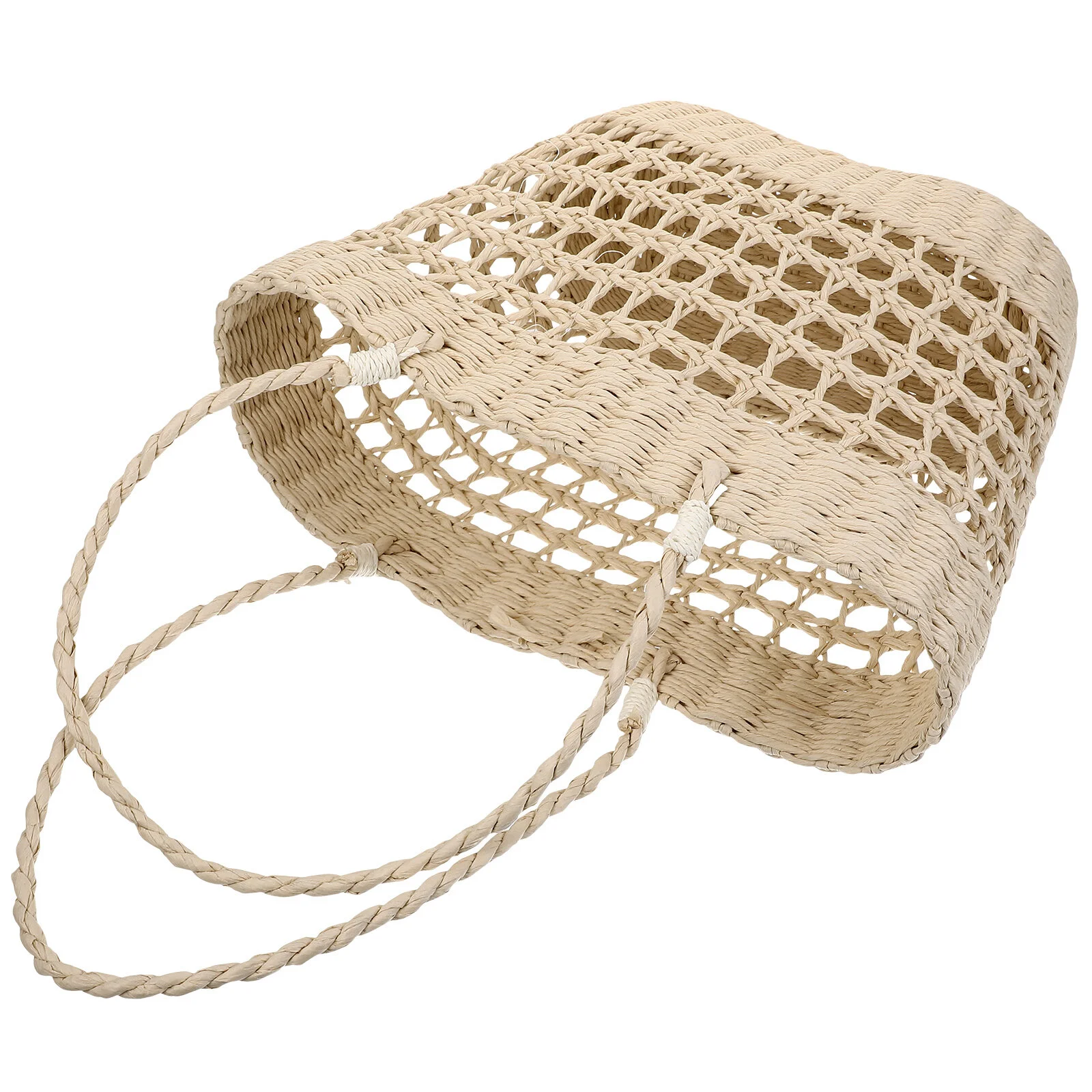 

Personalized Beach Bag Large Hollow Oversize Woven Tote Women Summer Single Shoulder