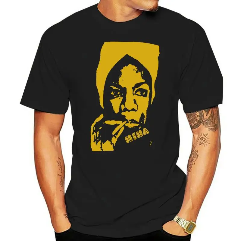 

Nina Simone Yellow Sigar T shirt nina simone jazz yellow music