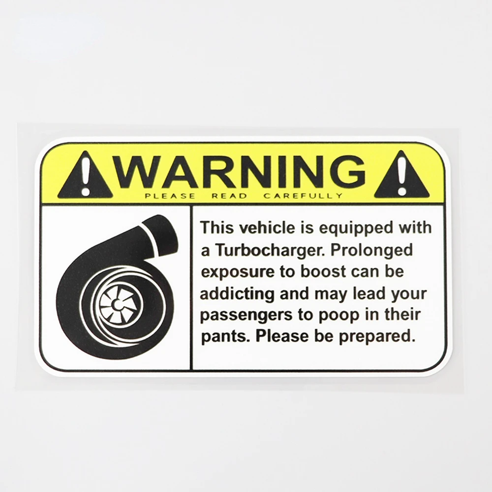 

Car Sticker Where Waterproof SunscreenFunny Warning Sign Turbo Boost Decal PVC ,15cm*10cm