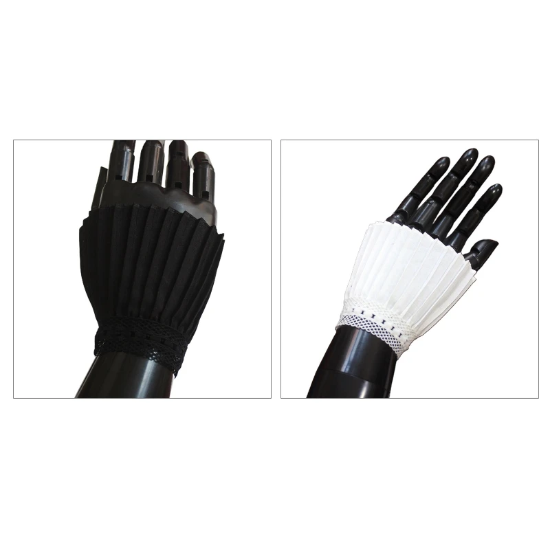 

Fashion Pleated Wrist Sleeve Women Flared Cuff All-match Basic Cloth Accessories