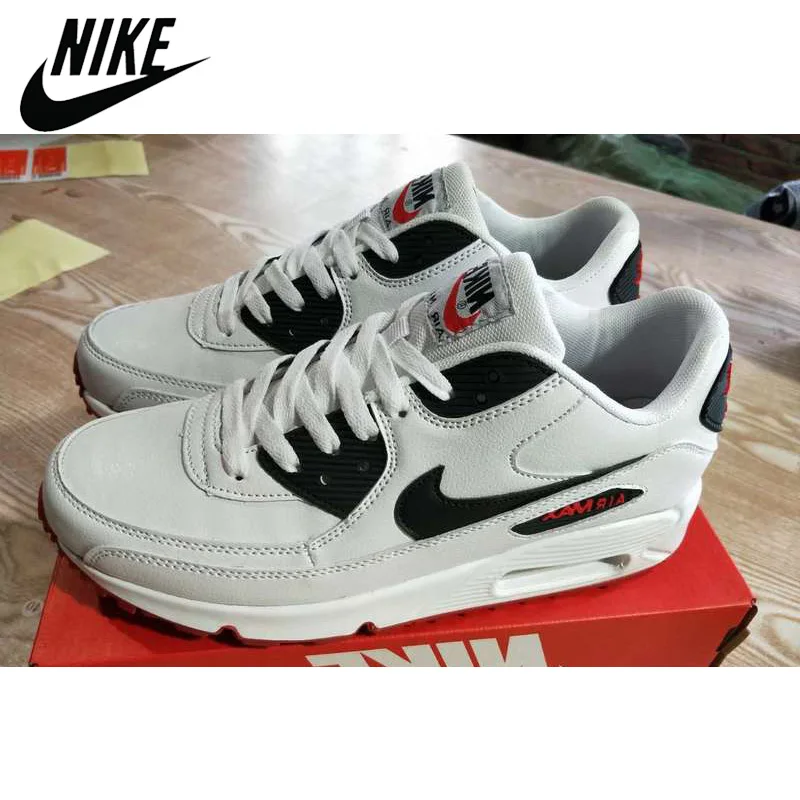 

Мужские кроссовки для бега NIKE AIR MAX 90 в стиле ретро, оригинальные удобные спортивные уличные кроссовки, спортивная Дизайнерская обувь