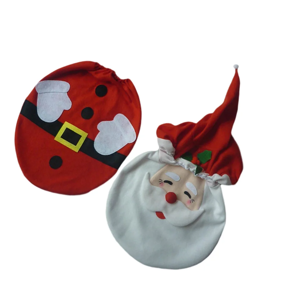 

1 Set of Toilet Pad Toilet Pad Toilet Cover Bathroom Rugs Set for Christmas Toilet