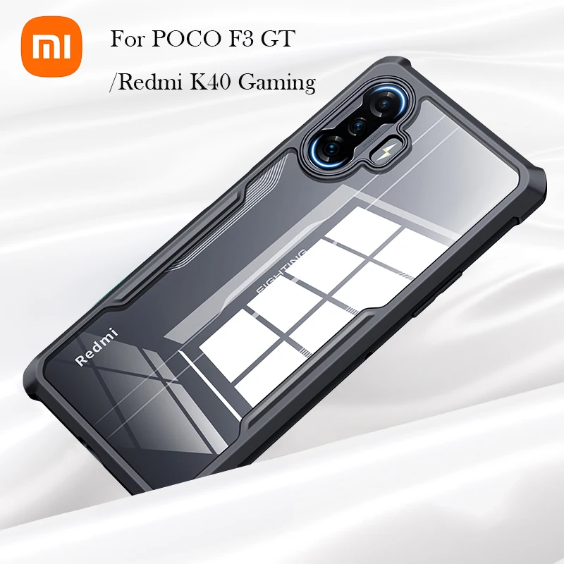 

For Xiaomi POCO F3 GT Case, Xundd Airbag Case, For Xiaomi Redmi K40 Gaming Case, Transparent Shockproof Bumper Cover
