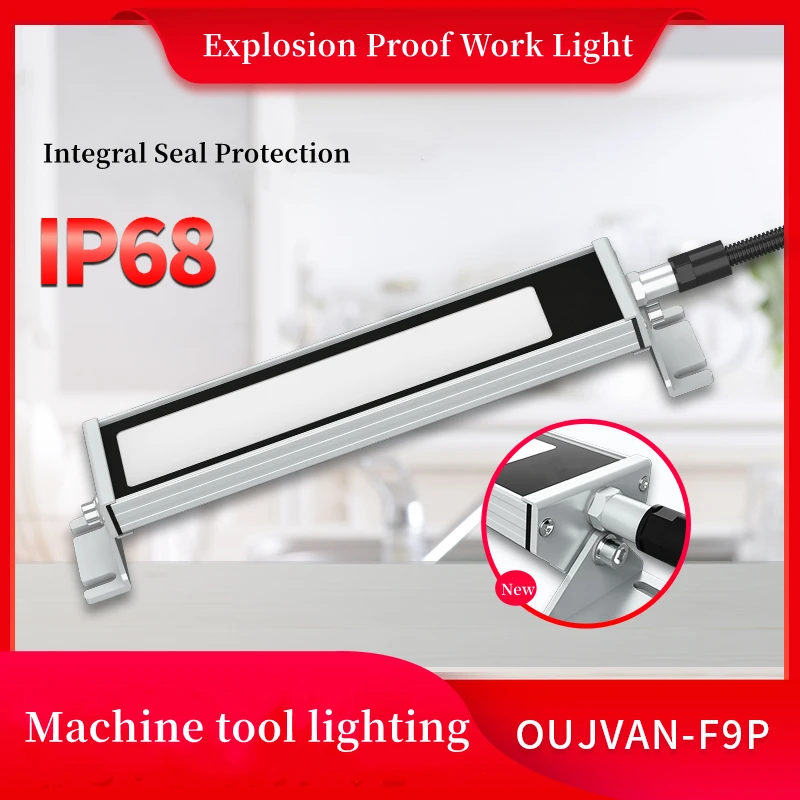 12W/18W/28W IP68 Waterproof Oil-proof Explotion-proof Machine Lamp LED Spotligh Equipment Work Light CNC Industrial Machine Lamp