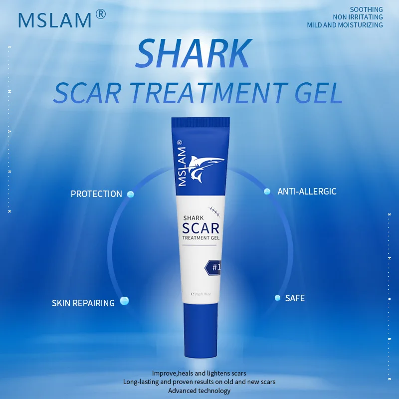 Shark removing scar repair gel c section scar  whitening cream  skin lightening cream  body cream