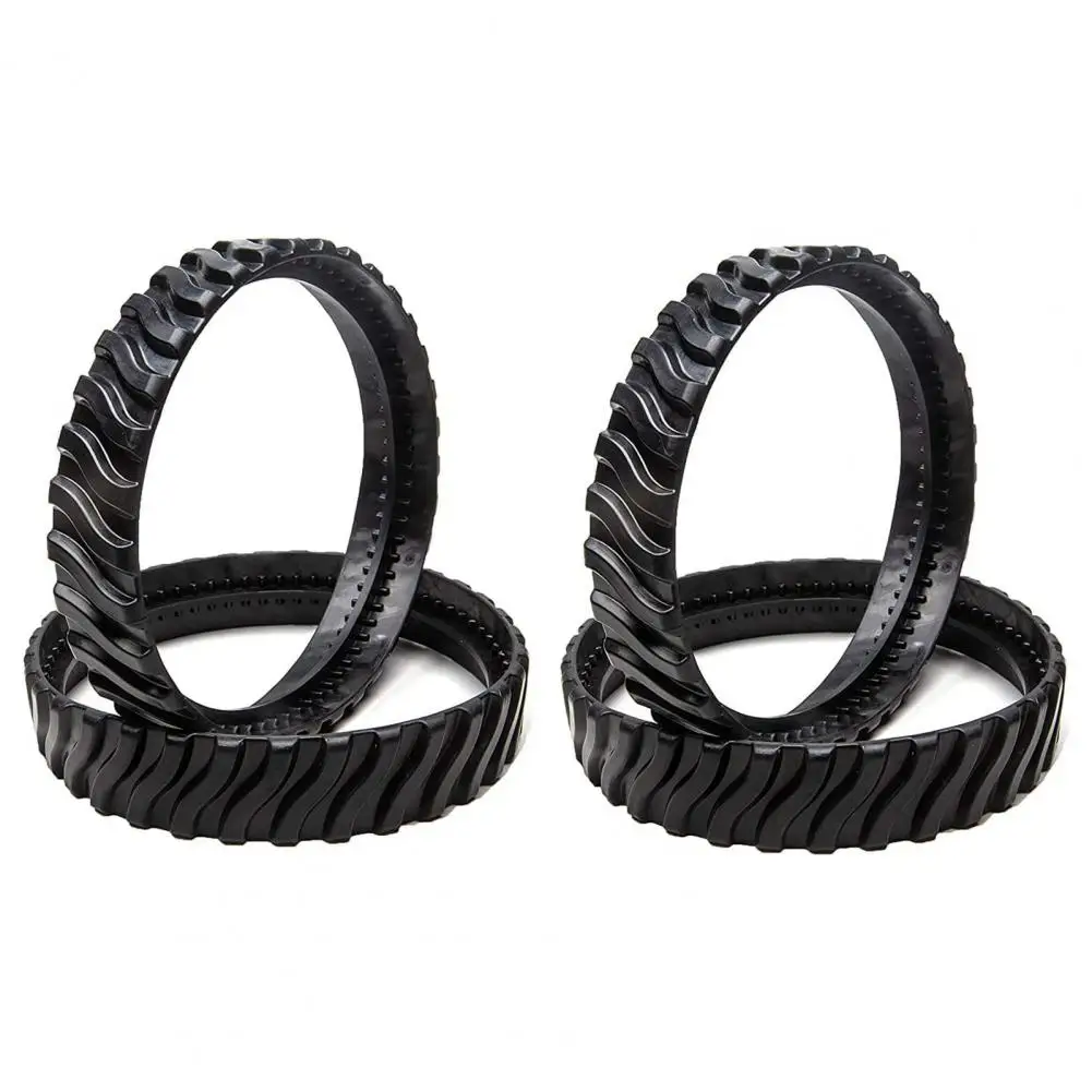 

Useful Tire Track Black Color Pool Cleaner Wheel Tire Track Belt Accessories Strong Compatibility Pool Washer Tyre Track