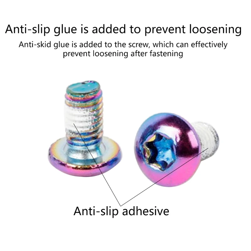 16 шт. винт ротора велосипеда болты дискового тормоза M5x9 с установочным ключом T25