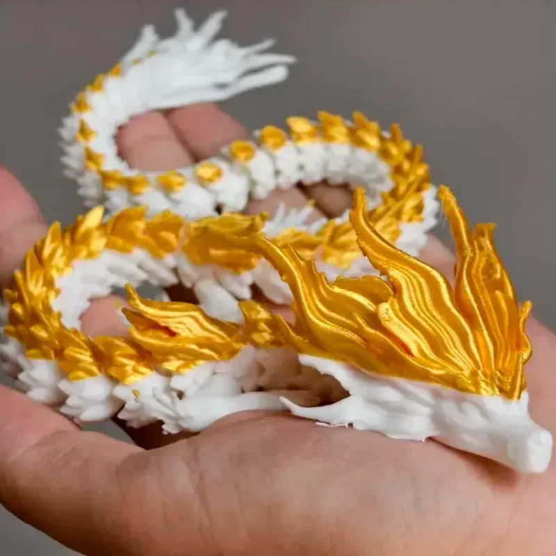 

Пластиковый 3D-печать китайский дракон 30 см