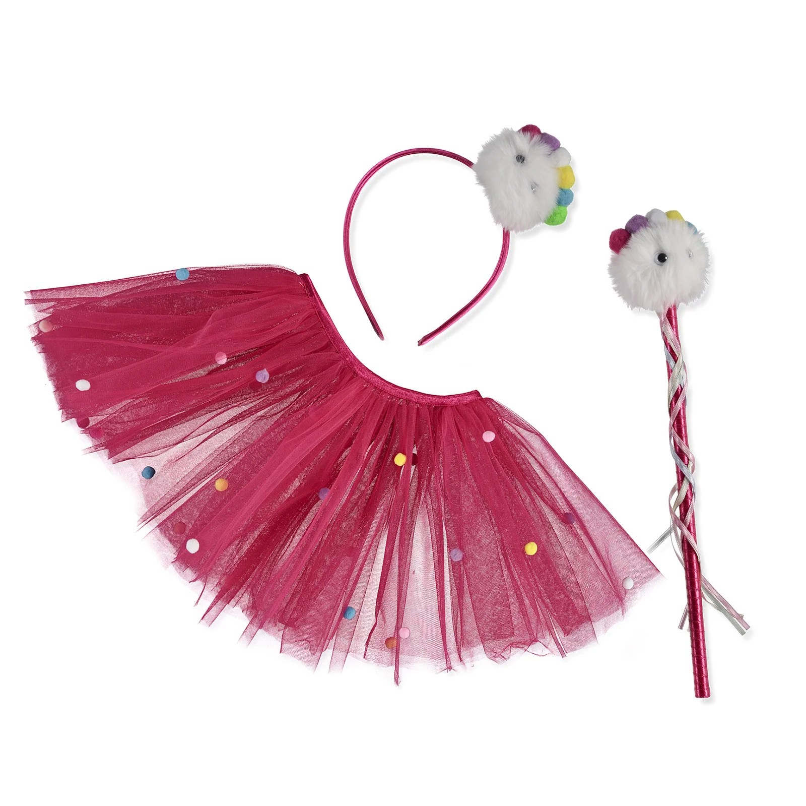 

ebebek Crazy Kids Crown Tutu Wand Pompom Set