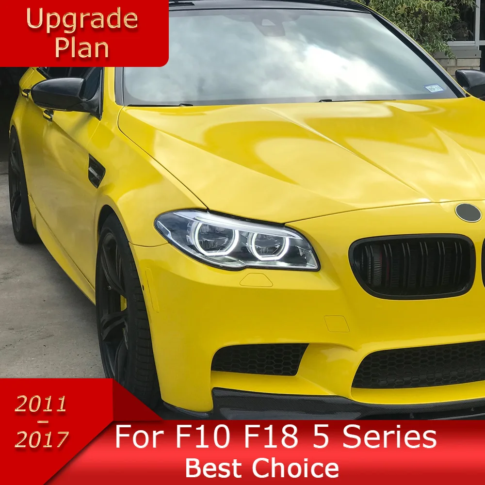 Автомобильные фары для BMW F10 F18 2011-2017 5 серии 520i 530i светодиодные автомобильные в