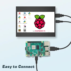 2022 обновленный 7-дюймовый монитор Raspberry Pi APROTII 1024X60 0 IPS емкостный сенсорный экран с