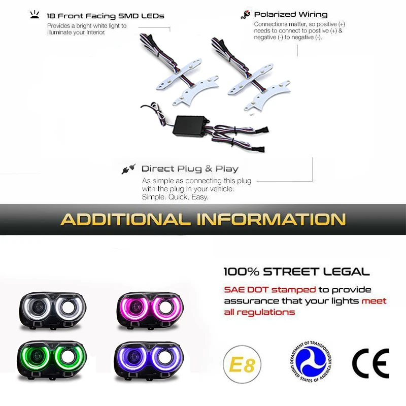 4 шт. набор печатных плат для смартфона Dodge Challenger 2015-2018