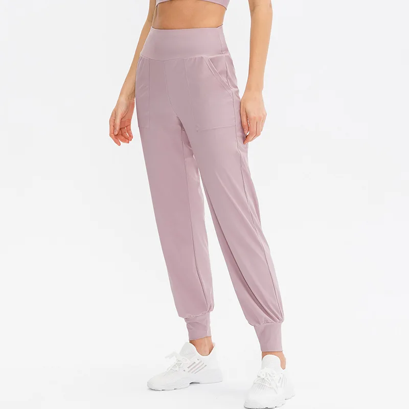Women Yoga Drawstring Pants Stretch Casual Pants Relaxed Fit Yoga Trousers Finess Wear Sweatpants for Running and Tranning