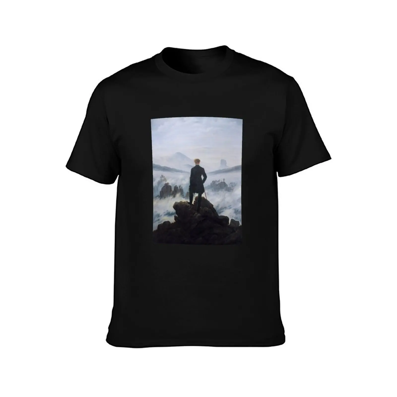 Фото Футболка Wanderer above the Sea of Fog, базовая модель с круглым вырезом и короткими рукавами №2