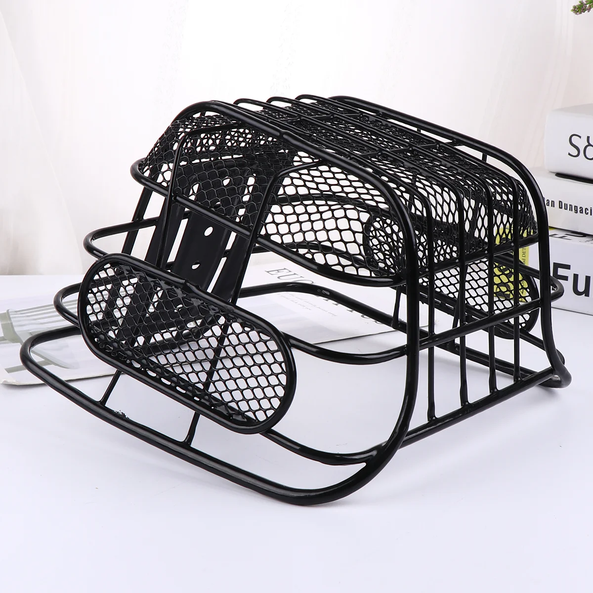 

Metal Basket Bike Front Basket Front Handlebar Bike Basket Bike Accessories for Bike Shopping Electric Car