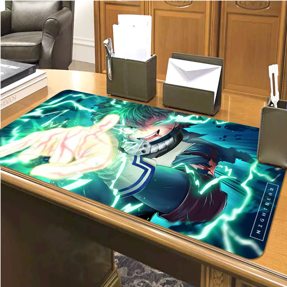 

My Hero Academia Large XL Mousepad Anime Gamer Gaming Mouse Pad Computer Accessories Big Keyboard Laptop Padmouse Speed Desk Mat
