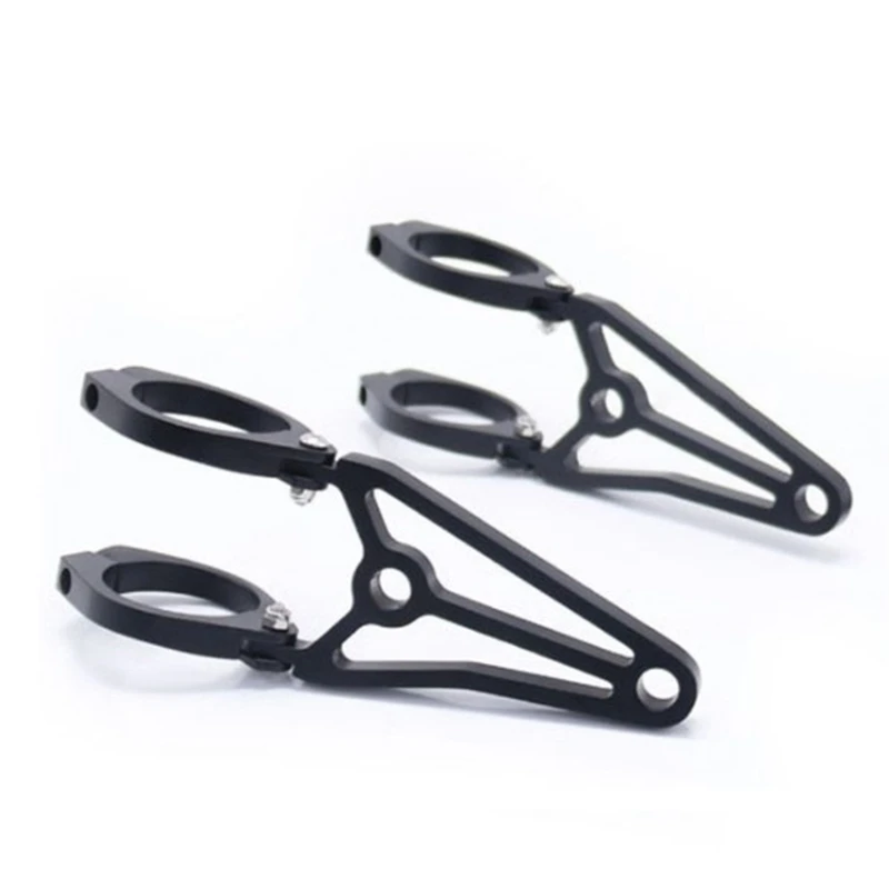 

Motorcycle Retro Headlight Bracket 41 mm Fork Tube Spotlight Holder Aluminum Alloy Bracket Accessories 2 pieces