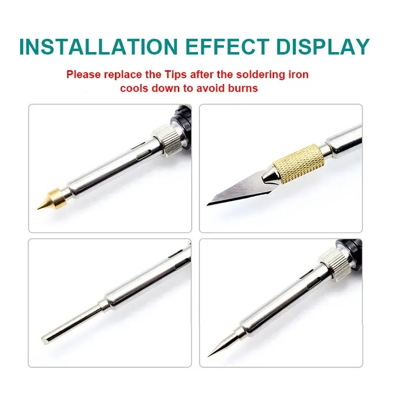 Набор Для Выжигания По Дереву 29 Предметов Электрический Паяльник 60 Вт Pаяльник