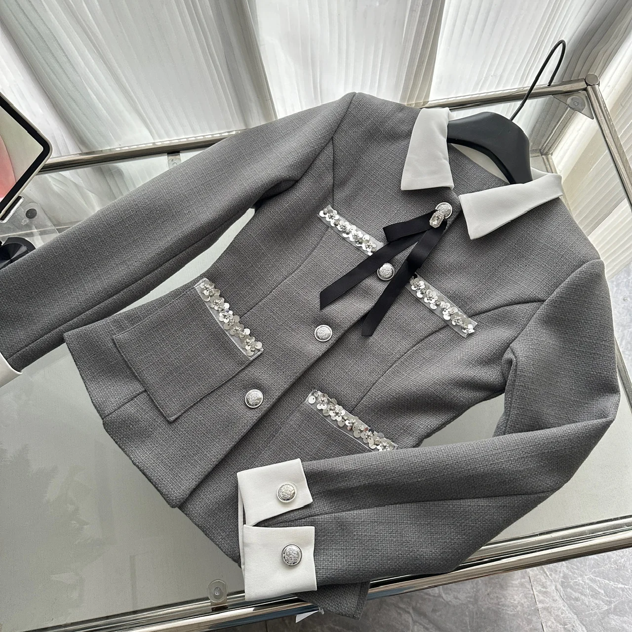 Корейская мода Осенние новые женские комплекты юбок из двух предметов в