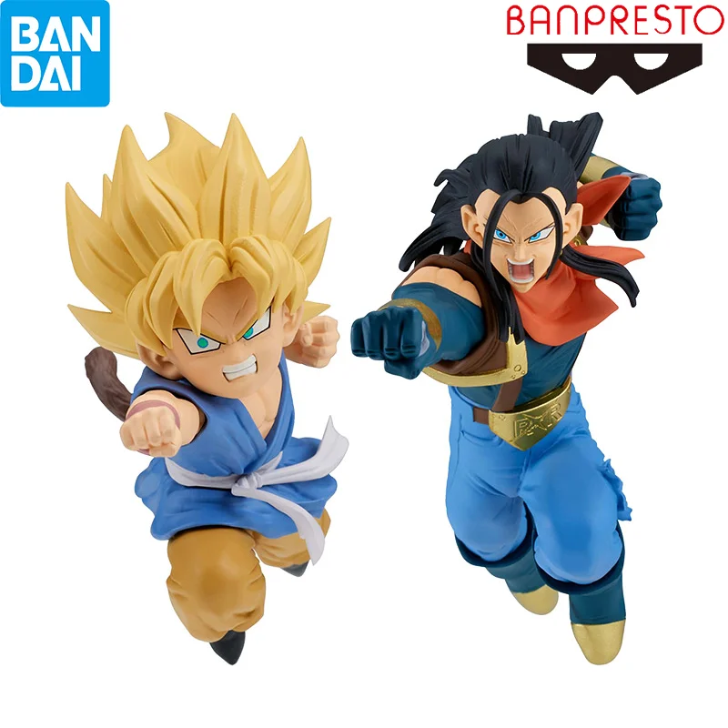 В наличии Bandai Драконий жемчуг GT матч производители супер сайян Сон Гоку VS Super 17
