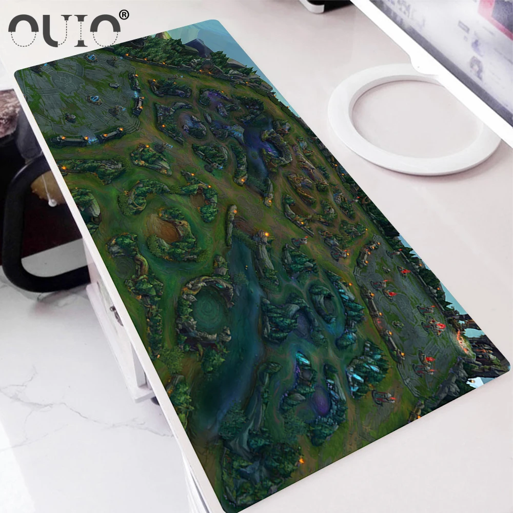 

League of Legends For Office Deskmat Mouse Pad Kawaii Accessories Mousepad Gamer Rug Rubber Gaming Computer Table Full Gamer Pc