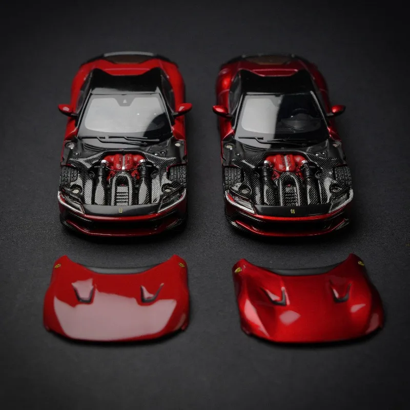 Фото Масштабная модель автомобиля Ferrari 12C Cilindri из литого металла, 1:64 №4
