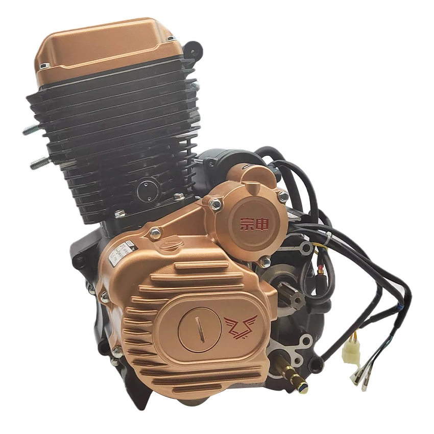 Фото Двигатель Zongshen CG200cc, одноцилиндровый, 5-ступенчатая коробка передач, с воздушным охлаждением, 4-тактный, для мотоциклов, трициклов, запчасти и аксессуары. №4