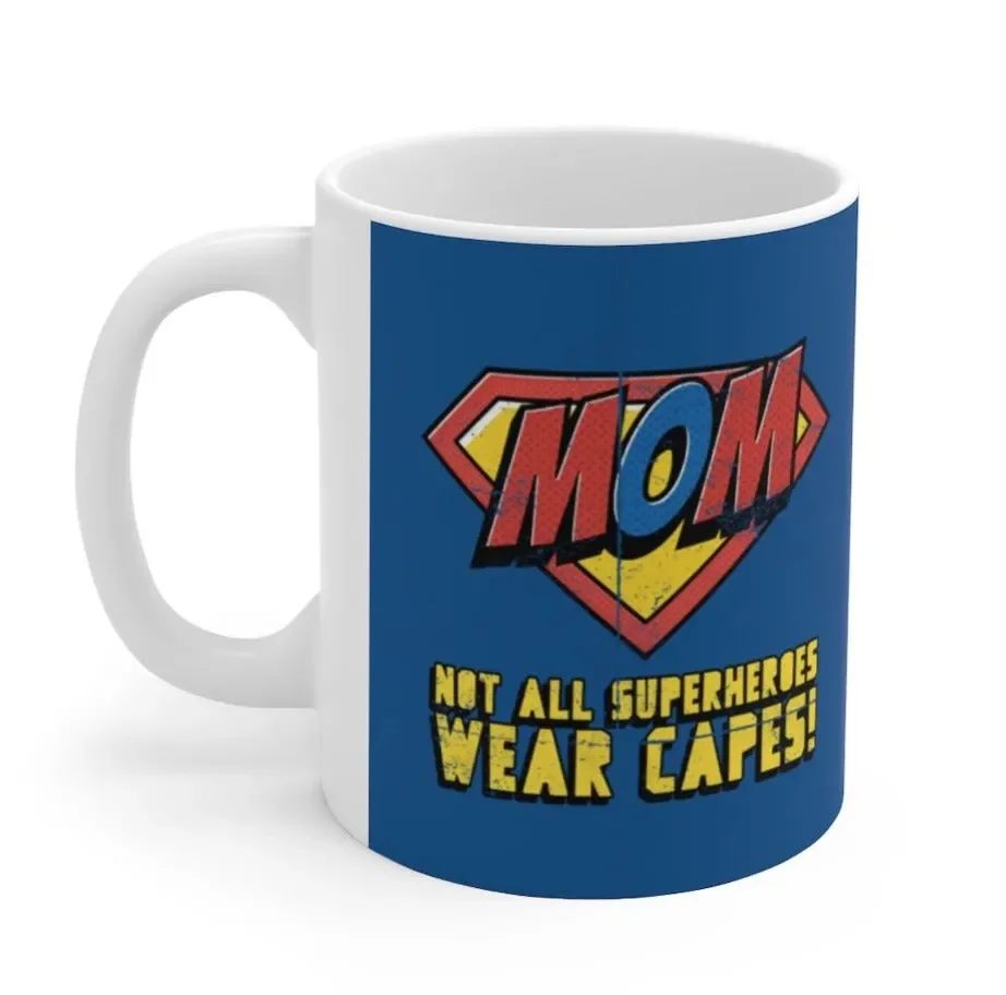 

JMT Mom Super Hero Theme Mug 11oz