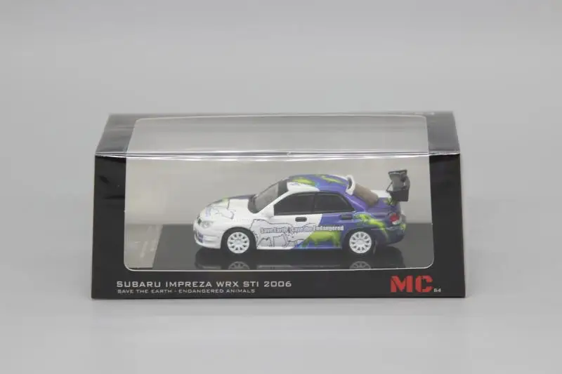 

MC64 Earth 1:64 RV sports car model Impreza Impreza 2nd generation WRX STI suitable for Subaru collection ornaments gift