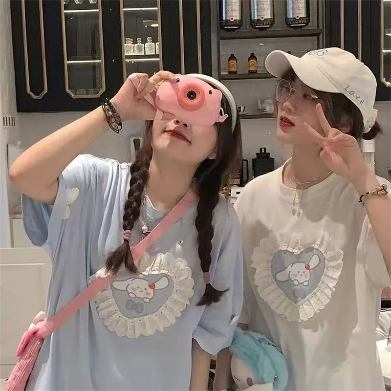 Женская футболка в стиле хип-хоп с коротким рукавом