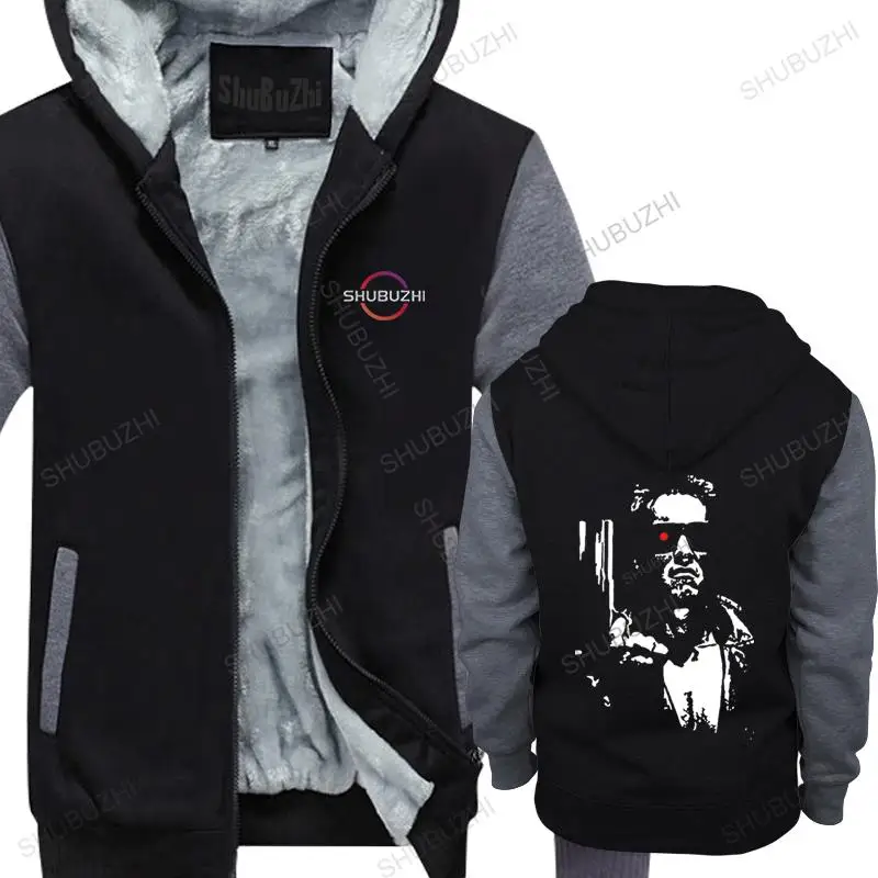 

Hot Sale shubuzhi Casual hoodie Terminator Schwarzenegger 3D Printed Cotton fleece hoody High Quality warm coat winter jacket