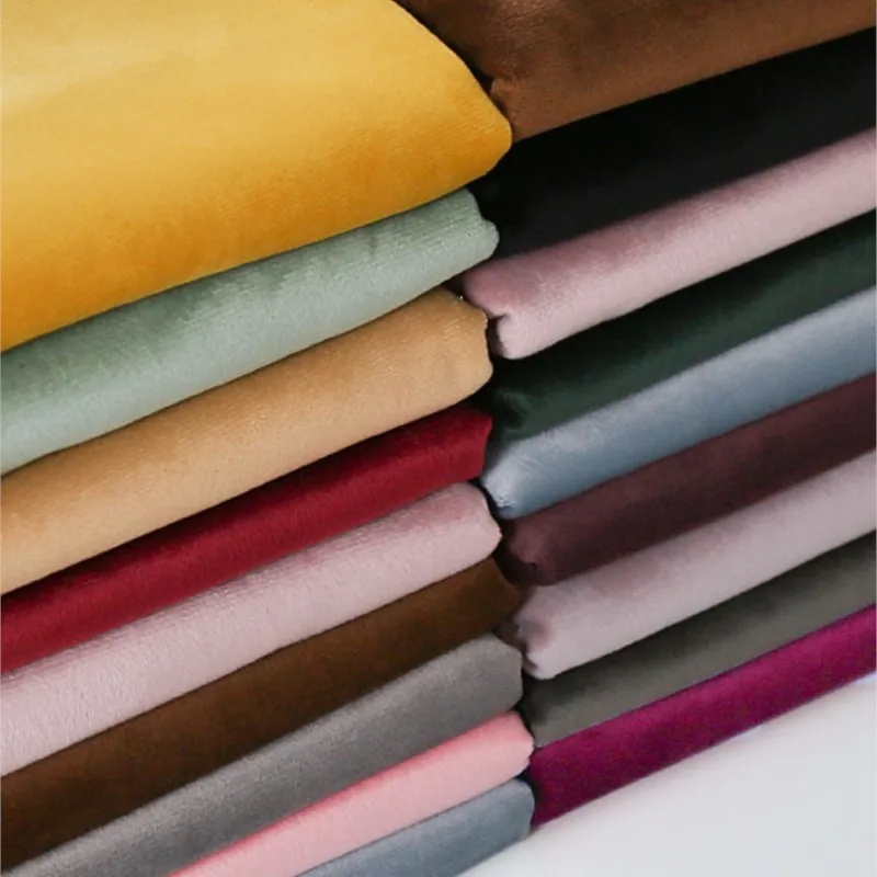 Толстая Золотая Бархатная ткань плюшевая диванная подушка занавеска тканевая