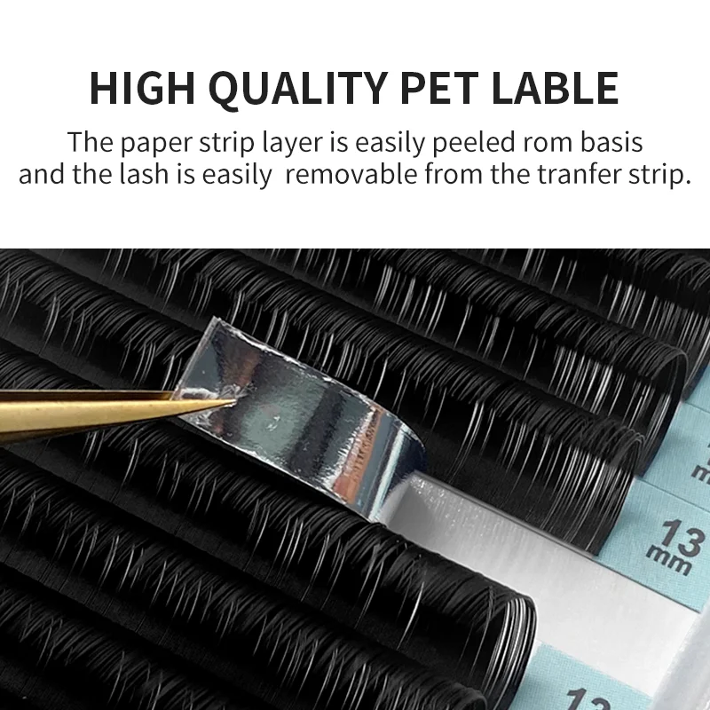 Натуральные норковые ресницы NATUHANA Премиум матовые черные Индивидуальные