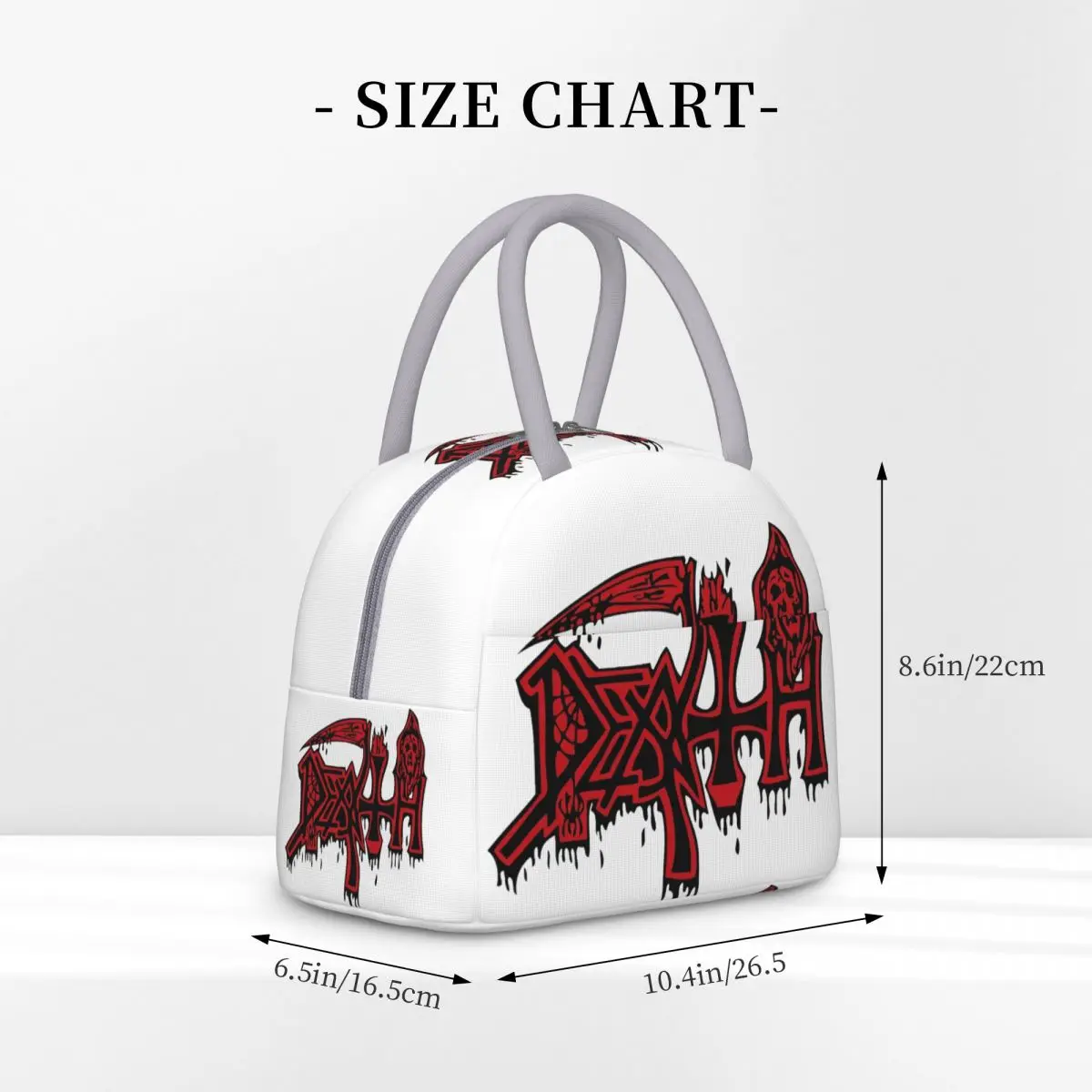 Термоизолированные ланч-пакеты Death Metal рок-группы для офиса портативный пищевой