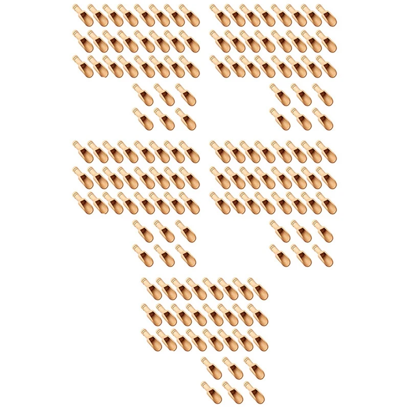 

150 шт., деревянные мини-ложки для ванной