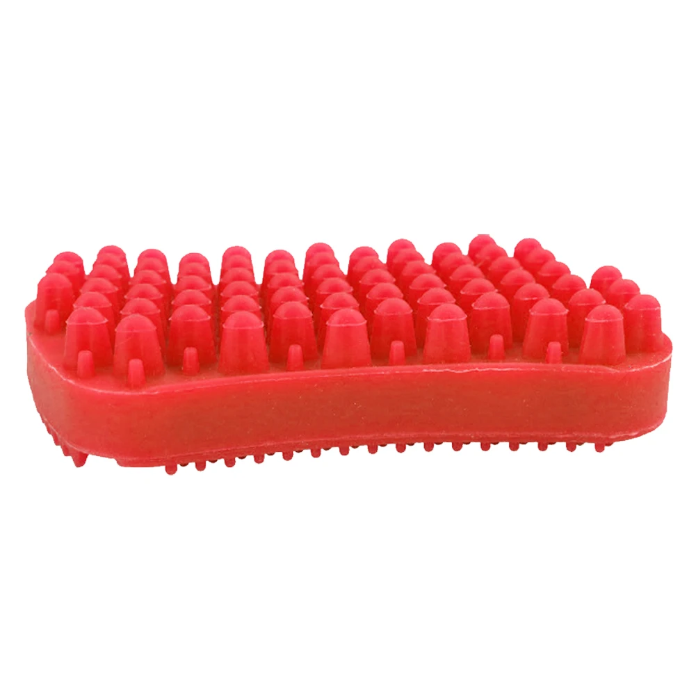 

For Grooming Home Soft Silicone Double Sided Tool Cleaning Dogs Cats Pet Brush Comb Comfortable Massage Deshedding Soothing Bath