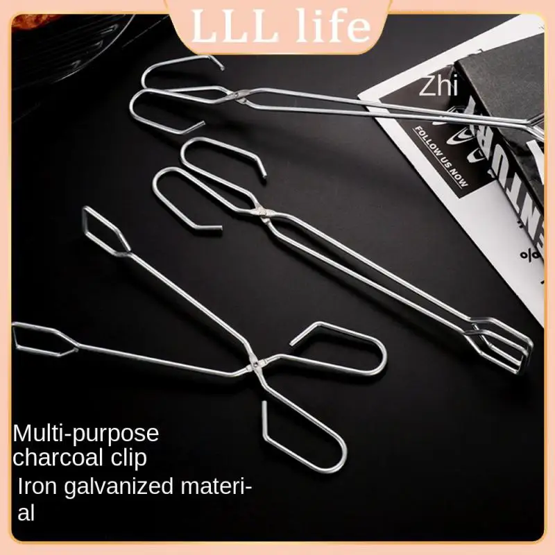 

Multifunctional Baking Clip Anti-scalding Stainless Steel Barbecue Carbon Clip Tongs Kitchen Products Materials Barbecue Tools