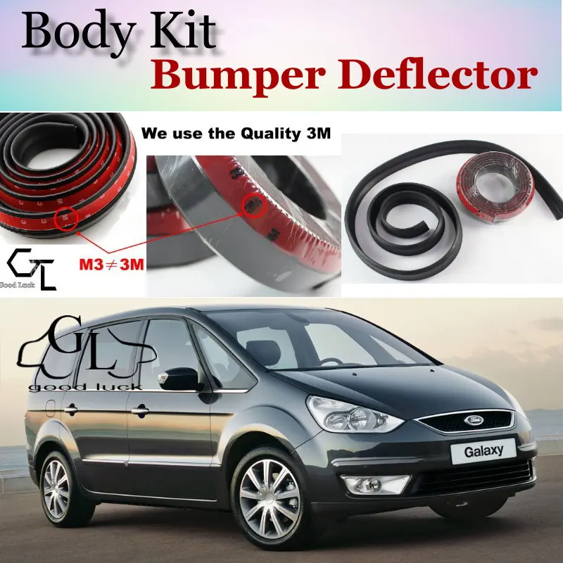 

Дефлектор губ на бампер для Ford Galaxy, передний спойлер, юбка для фанатов TopGear, настройка обзора автомобиля/комплект кузова/полоса