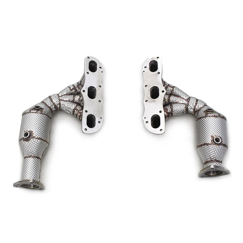 

The first section of plantain Performance Engine Stainless Steel Exhaust t Header manifold For PORSCHE 911 991/991.1 3.8 Carrera
