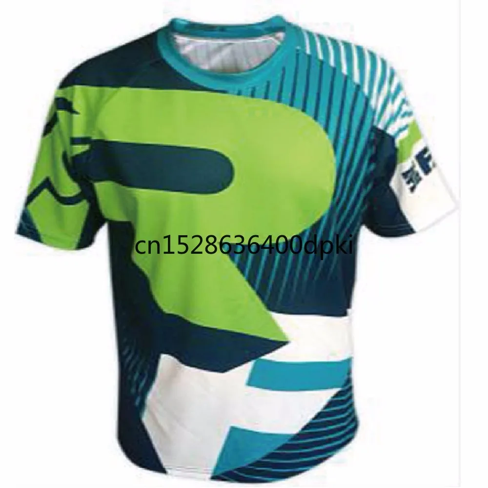 

Футболка с коротким рукавом для мотокросса, зеленая, красная, черная футболка для мотокросса из джерси GP для горного велосипеда, BMX DH, одежда ...