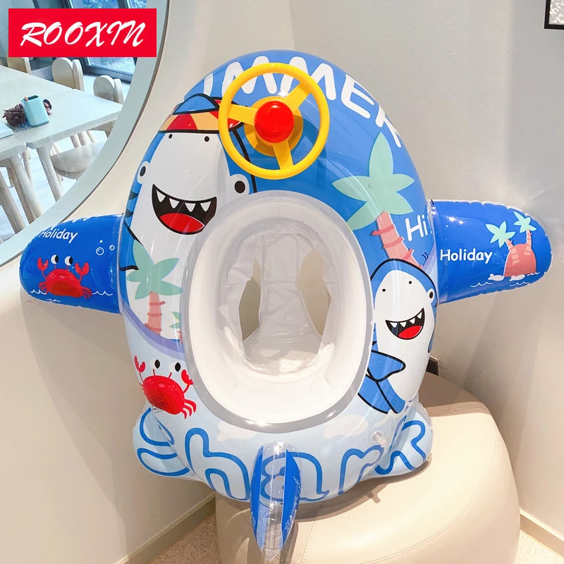 

ROOXIN Swim Pool Accessories Baby Swim Ring Tube Inflatable Toy Children Swimming Ring Seat For Kid Child Swim Circle Float