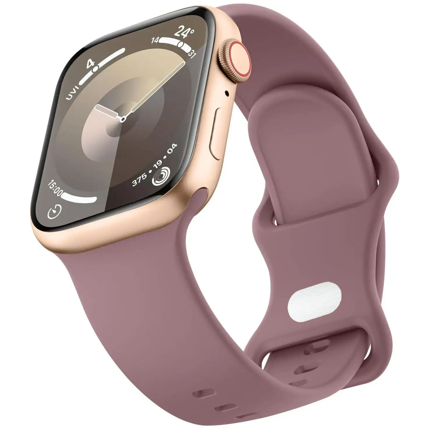 Silicone Band For Apple Watch straps 45mm 44mm 40mm 41mm 42mm-46mm Sport bracelet iwatch series 8 7 6 5 4 3 SE 9 10 Ultra 2 49mm