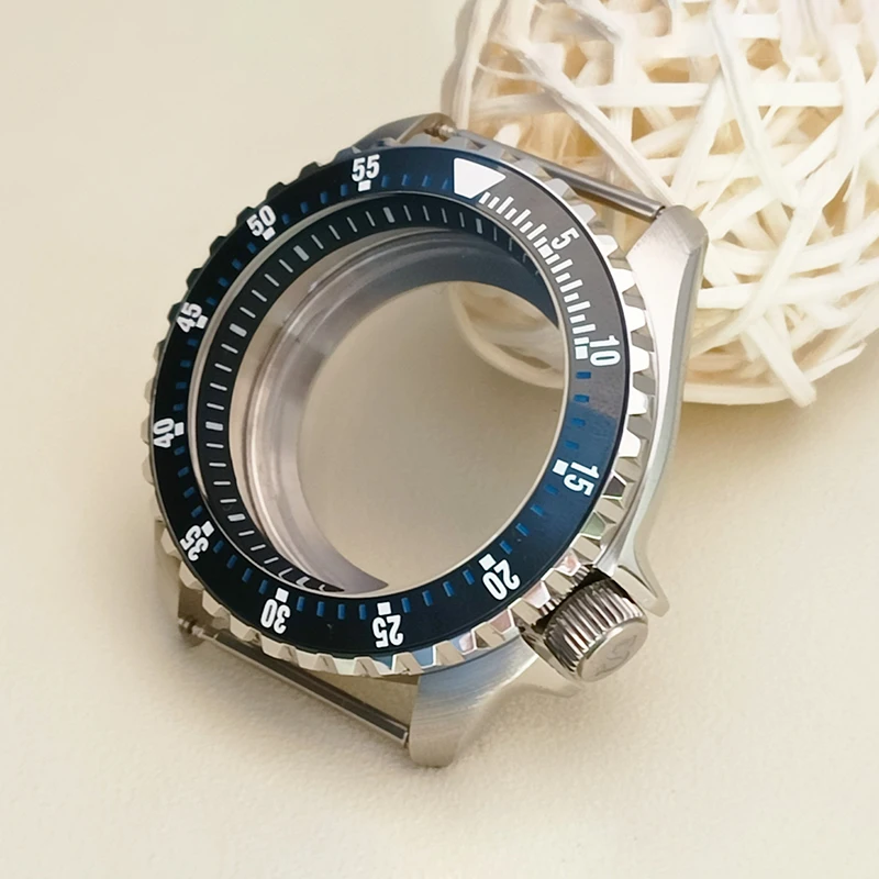 Mod Seiko NH35 Case Dome Sapphire Crystal Glass Fits SKX007 SRPD NH35 NH36 Movement Transparent Back Cover Men Dive Watch Cases